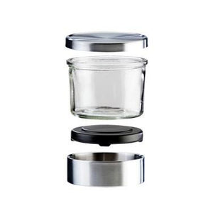 Cal-Mil 1851-4HL 16 Oz. Luxe Mixology Jar with Hinged Lid