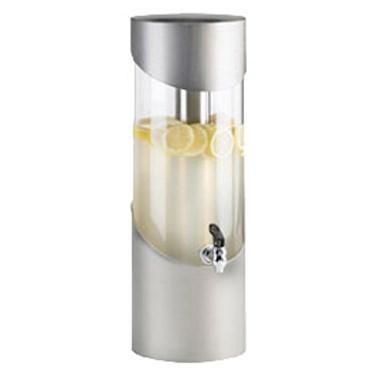 Cal-Mil 1990-3-55 3 Gallon Round Stainless Steel Beverage Dispenser with Ice Chamber