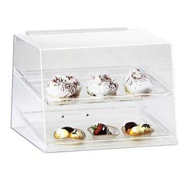 Cal-Mil 254 Classic Two Tier Acrylic Display Case with Rear Door