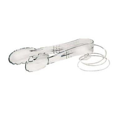 Cal-Mil 267 Tongs Kit, Tongs with Chain, Hook, Tape, For Use with Counter Displays, Plastic, Clear