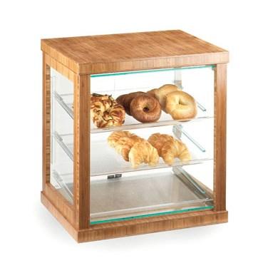 Cal-Mil 284-60 Three Tier Bamboo Display Case with Rear Doors