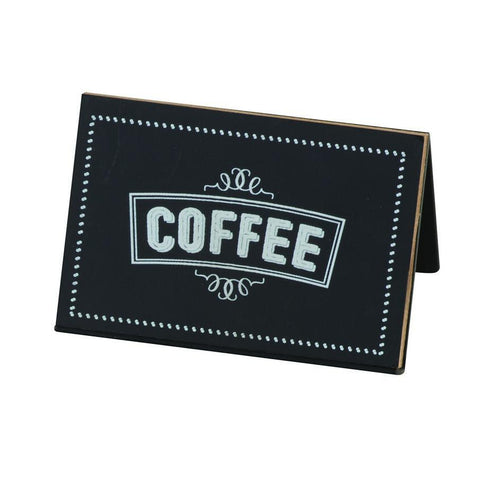 Cal-Mil 3047-1 Chalkboard Beverage Sign with "Coffee" Print