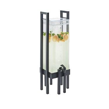 Cal-Mil 3302-3-13 3 Gallon One By One Beverage Infusion Dispenser - Lid, Spigot, Acrylic, Black