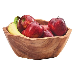 Cal-Mil 3555-14 Bowl, 14"D X 3.25"H, Round, Hand Wash Only, Wood