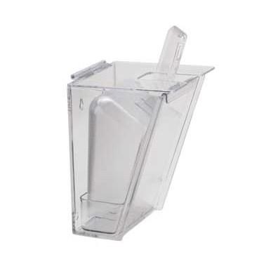 Cal-Mil 356 Wall Mount Scoop Holder with 32 Oz. Scoop and Drip Tray