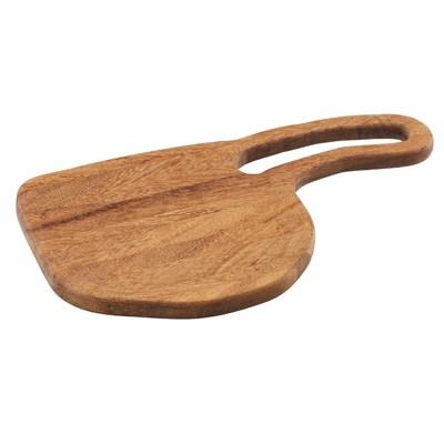 Cal-Mil 3639-94 Free-Form Serving Board with Handle - 10" X 8", Parota Wood