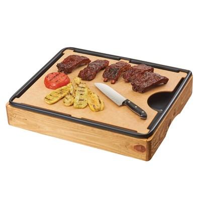 Cal-Mil 3683-99 Madera Carving Station Board - 22.5" X 18.25", Reclaimed Wood