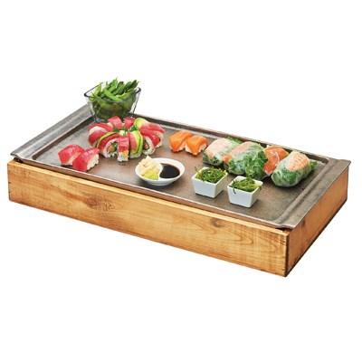 Cal-Mil 3699-1123-99 Cold Concept Cooling Base, 12.5"D, Reclaimed Wood