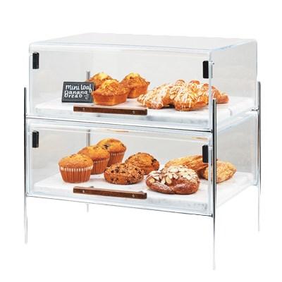 Cal-Mil 3706-1511-49 Mid-Century 16.25"W Pastry Case with Chrome Frame