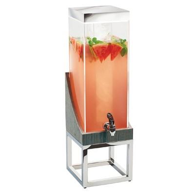 Cal-Mil 3804-3-83 8" Square Beverage Dispenser with (3) Gallon Capacity, Gray