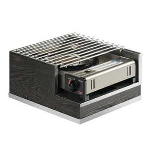 Cal-Mil 3816-87 Frame with Steel Grill Top For Butane Stove, Oak/Metal