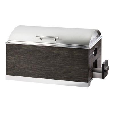 Cal-Mil 3828-87 Cinderwood Chafer with Hinged Lid & Chafing Fuel Heat