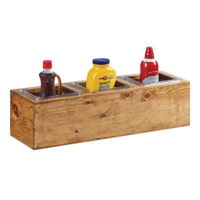 Cal-Mil 3837-3-99 Madera Rustic Pine Action Station 1/6 Size Pan Unit