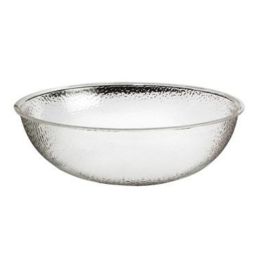 Cal-Mil 401-24-34 Salad Bowl (Pebble Design) - 44 Qt., Clear Acrylic