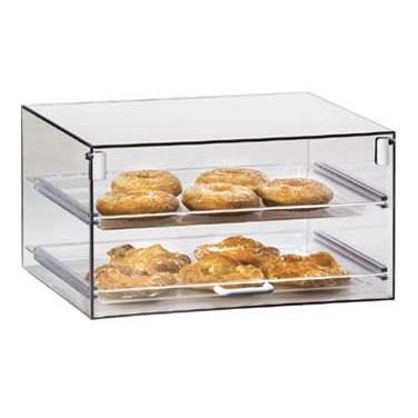 Cal-Mil 921 Classic Stackable Two Tier Acrylic Display Case with Front Door