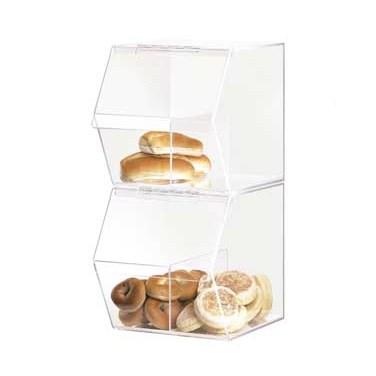 Cal-Mil 948 Stackable Food Bin with Removable Divider - 12" H, Clear