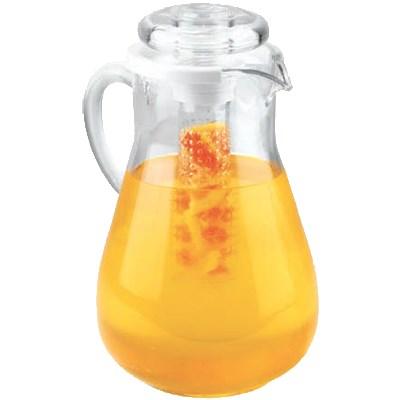 Cal-Mil JC102 96 Oz Acrylic Pitcher with Infusion Chamber, Clear