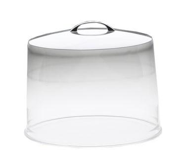 Cal-Mil P311 Pie Cover, 12"D X 9"H, Round, Flat Top, Acrylic, Clear