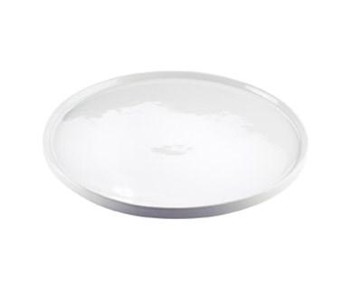 Cal-Mil PP1167 12.75" Round Gourmet Display Platter - Porcelain, White