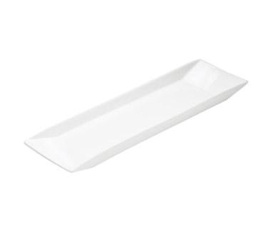Cal-Mil PP151 Medium Rectangular Platter, Bright White Porcelain