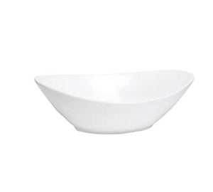 Cal-Mil PP2150 135 Oz Oval Bowl - Porcelain, Bright White