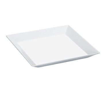 Cal-Mil SR252 11" Large White Melamine Square Platter