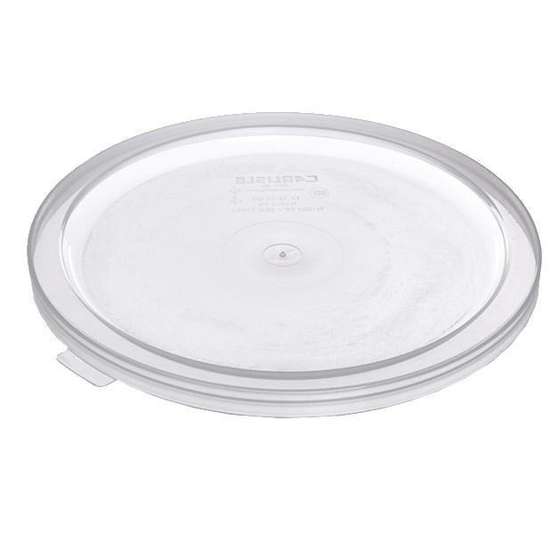 Carlisle 125230 Storplus Bain Marie Translucent Polypropylene Lid For 12, 18, and 22 Qt. Round Storplus Containers