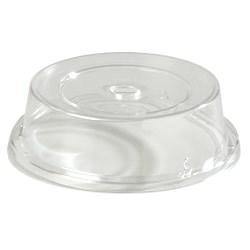 Carlisle 190007 Plate Cover, fits 8-11/16" to 9-1/8" dia. plates, polycarbonate, clear