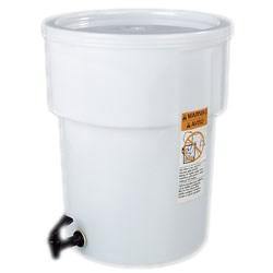 Carlisle 221002 5 Gallon White Round Beverage Dispenser (No Base)