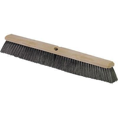 Carlisle 362208P1803 18" Floor Sweep Head - Fine/Medium, Foam Block, Black Poly Bristles