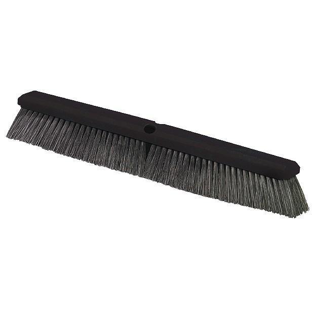 Carlisle 362208P2403 24" Floor Sweep Head - Fine/Medium, Foam Block, Black Poly Bristles