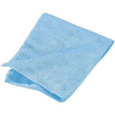 Carlisle 3633414 16" Square Microfiber Cleaning Cloth - Suede Finish, Blue
