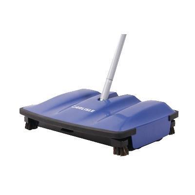Carlisle 3640014 12" Multi Surface Duo-Sweeper - Low Profile, Blue