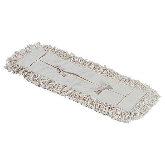 Carlisle 364753600 Flo-Pac Dust Mop Head Only, 36", with Cut Ends, White