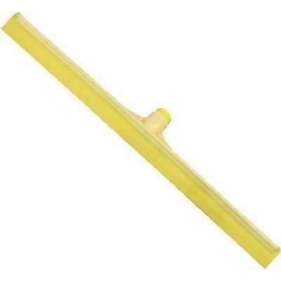 Carlisle 3656704 Sparta 20" Yellow Single Blade Rubber Squeegee with Plastic Frame