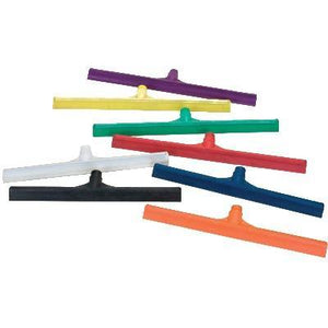 Carlisle 3656803 Sparta 24" Black Single Blade Rubber Squeegee with Plastic Frame