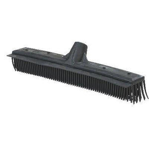 Carlisle 3659603 16" Brush with Squeegee - Rubber/Poly, Black