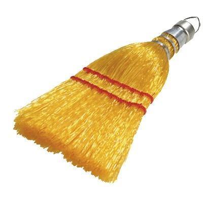 Carlisle 3663400 9"L Flo-Pac Whisk Broom with Synthetic Corn Bristles