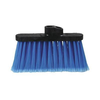 Carlisle 3685314 Duo-Sweep 11" Light Industrial Broom Head with Blue Flagged Bristles