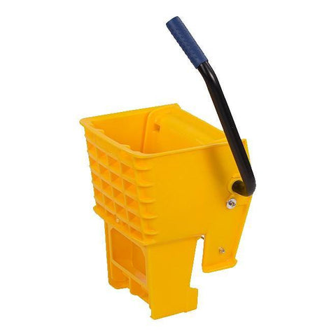 Carlisle 36908W04 Side-Press Mop Wringer - Fits 26/35 Qt, Polyethylene, Yellow