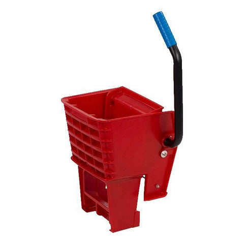 Carlisle 36908W05 Side-Press Mop Wringer - Fits 26/35 Qt, Polyethylene, Red