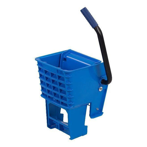 Carlisle 36908W14 Side-Press Mop Wringer - Fits 26/35 Qt, Polyethylene, Blue