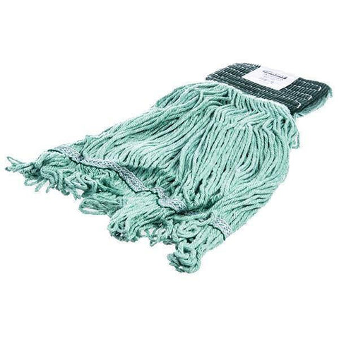 Carlisle 369478B09 Wet Mop Head - 4 Ply, Synthetic/Cotton Yarn, Green