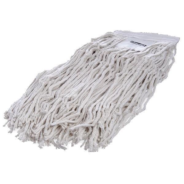 Carlisle 369824B00 Wet Mop Head - #24, 4 Ply, Cut-End, Natural Cotton Yarn