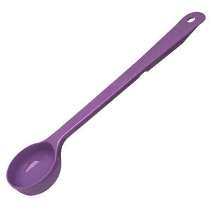 Carlisle 396089 Measure Misers 2 Oz. Purple Long Handle Portion Spoon