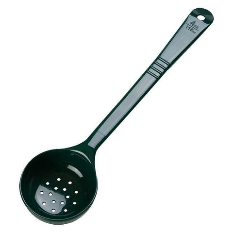 Carlisle 398108 Measure Misers 4 Oz. Forest Green Long Handle Portion Spoon
