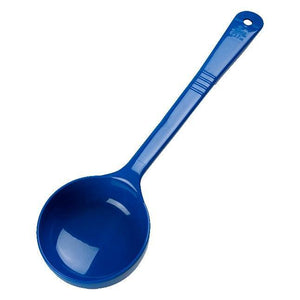 Carlisle 399214 Measure Misers 8 Oz. Blue Long Handle Portion Spoon