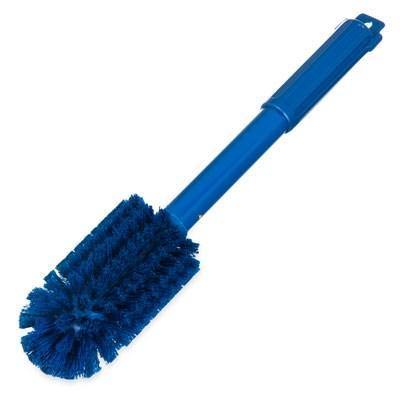 Carlisle 40004C14 Sparta 3 In. Blue Multi-Purpose Valve and Fitting Brush with 16"L Handle