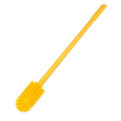 Carlisle 40006C04 Sparta 3 In. Yellow Multi-Purpose Valve and Fitting Brush with 30"L Handle