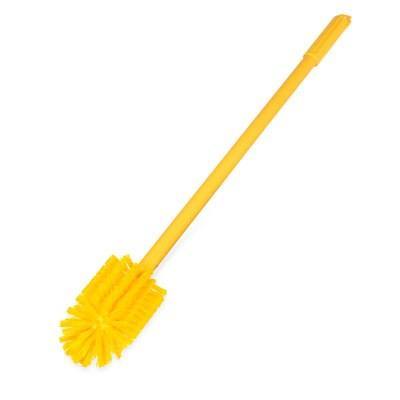 Carlisle 40007C04 Sparta 4 In. Yellow Multi-Purpose Valve and Fitting Brush with 30"L Handle
